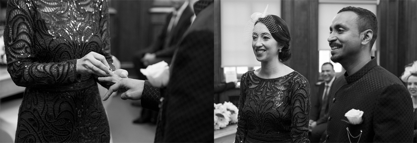 Female wedding photographer for Ilford Town Hall